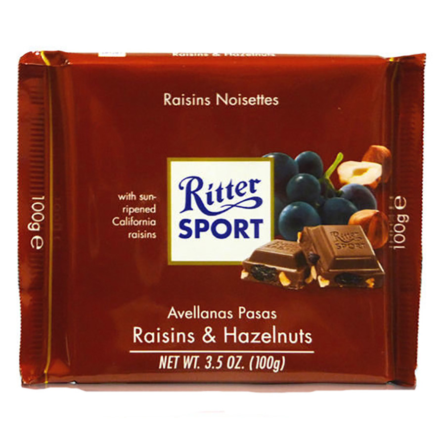 RAISIN HAZELNUT CHOC BAR