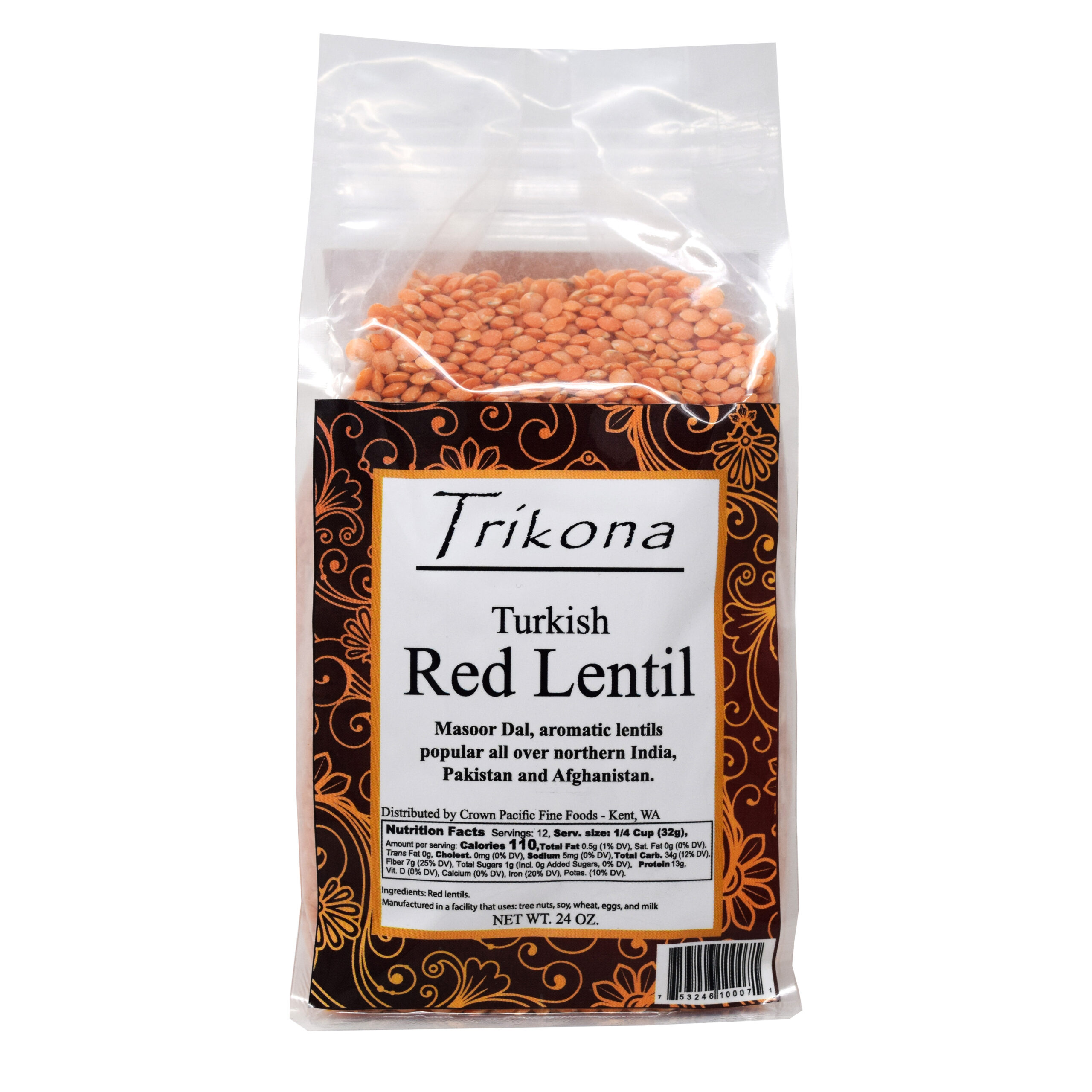 Trikona Red Lentils