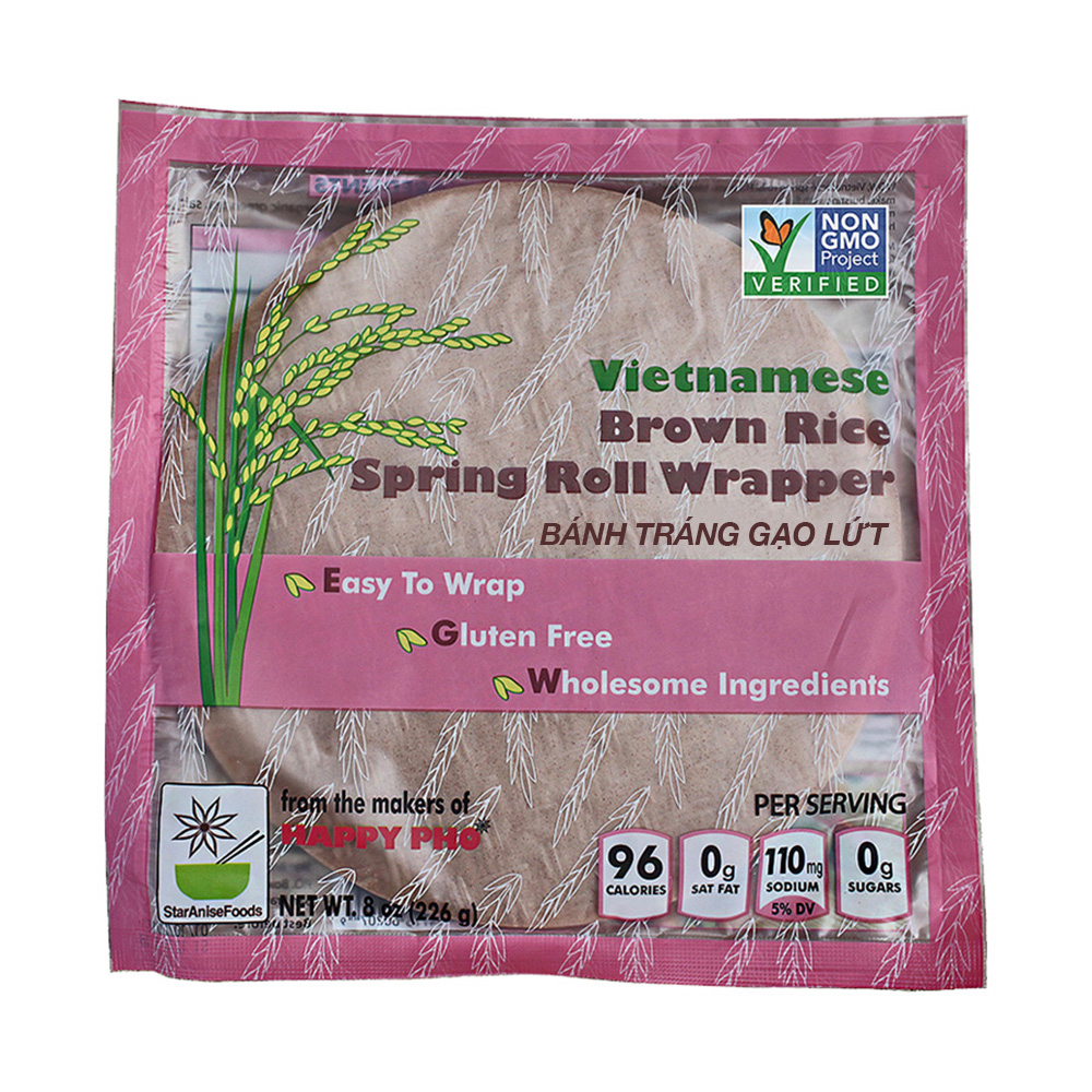 BROWN RICE SPRING ROLL WRAPPERS