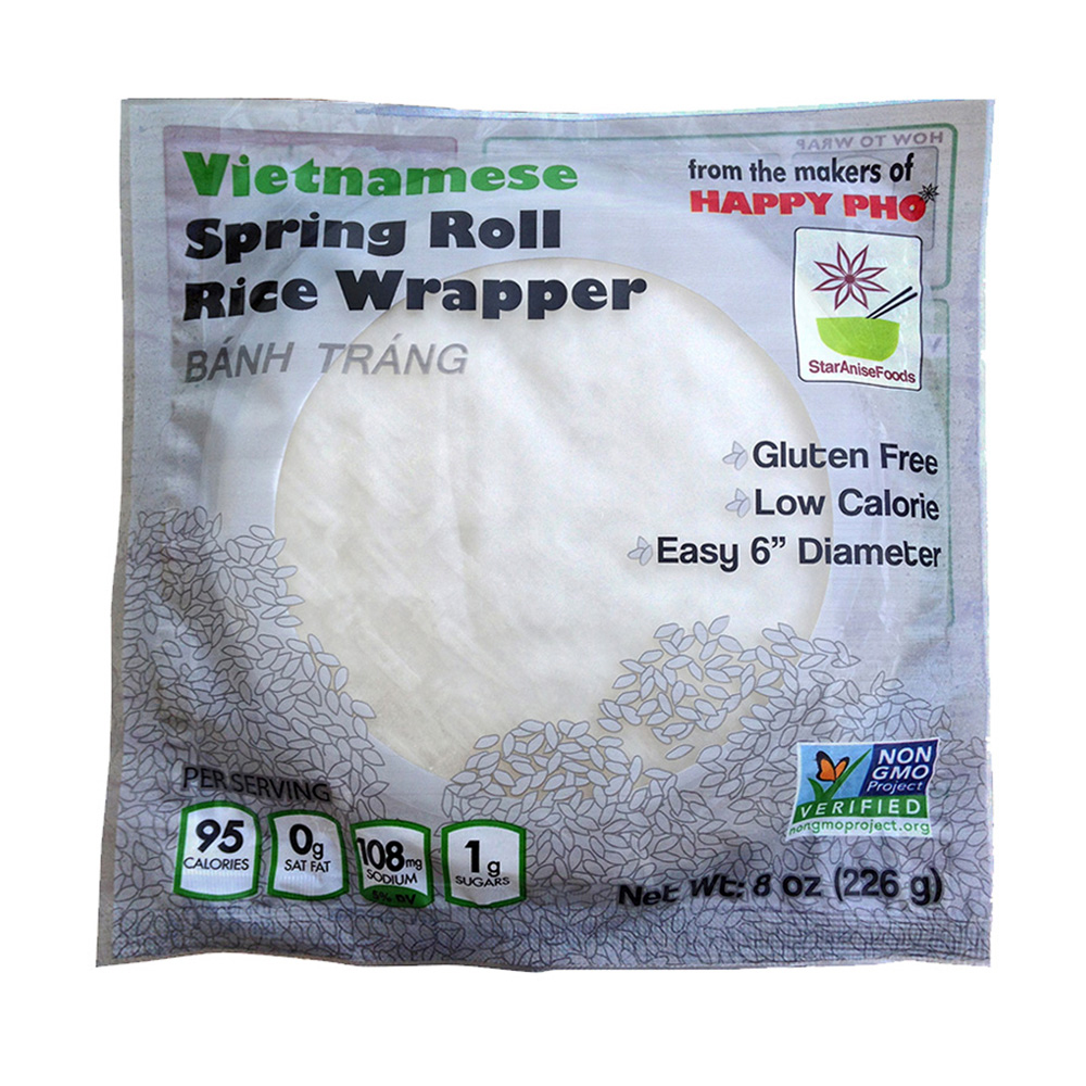 WHITE RICE SPRING ROLL WRAPPER